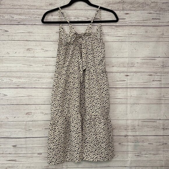 Wishlist Strappy Cheetah Print Dress with Pockets S/M - Picture 5 of 7
